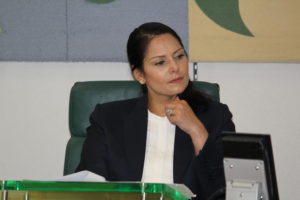 The Rt Hon Priti Patel MP chairing the latest GEML at Portcullis House, Westminster 24.06.19