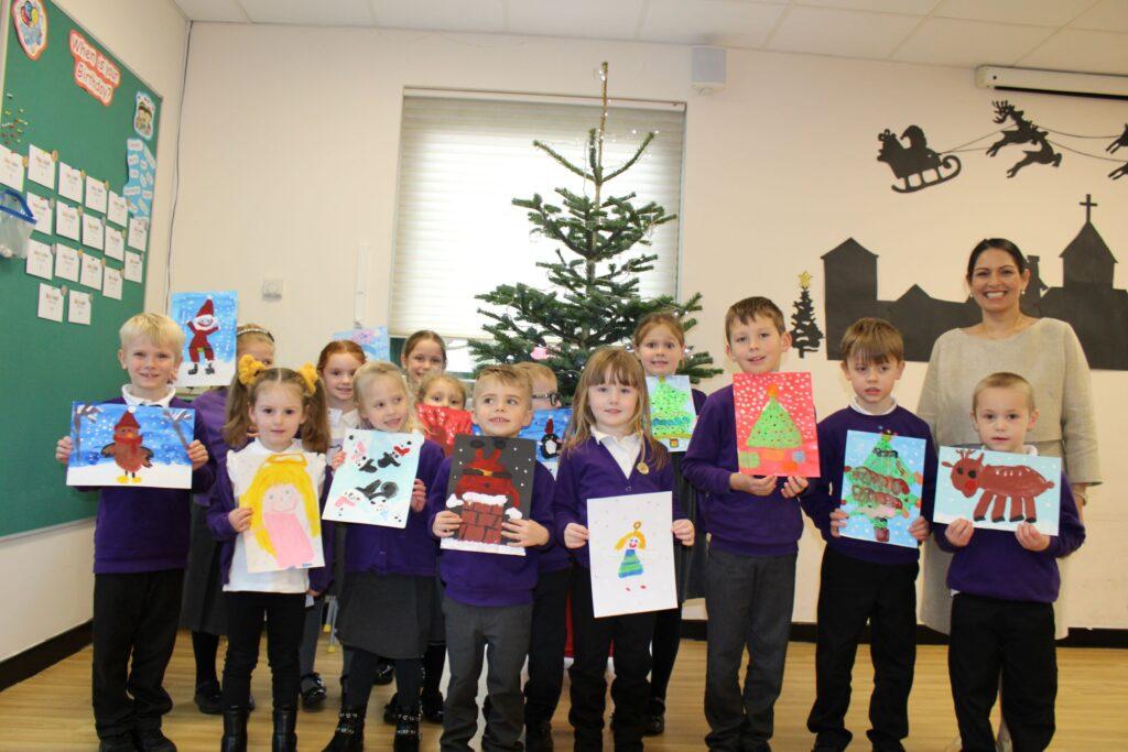 4 year-old Acorn Academy pupil claims top prize in MP’s Christmas card design competition