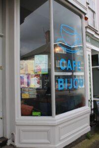 Café Bijou, Coggeshall - a community hub for donations to help the people of Ukraine.