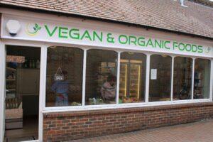 The new vegan and organic food store, now open in the Grove Shopping Centre