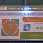 Careers Fair welcome signage